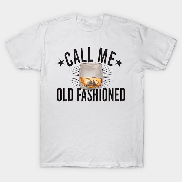 Whiskey Whisky Rum Old Fashioned Gift T-Shirt by Jackys Design Room